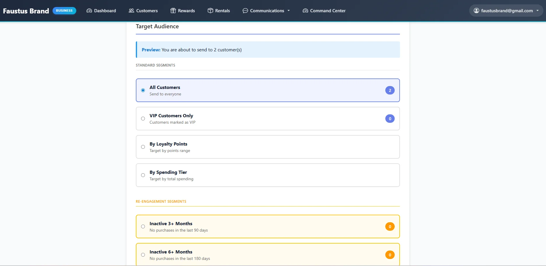 Customer Communications